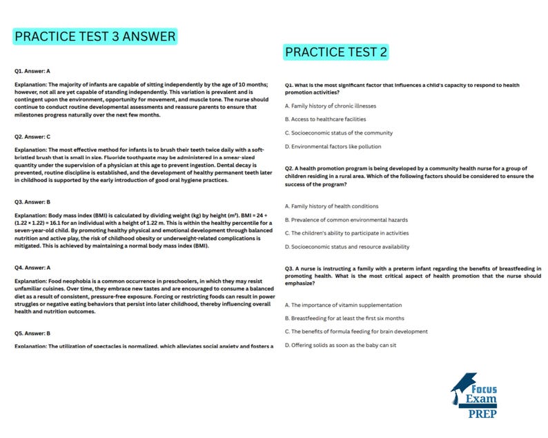 CPN Practice Questions 2025-2026 | Certified Pediatric Nurse Exam ...