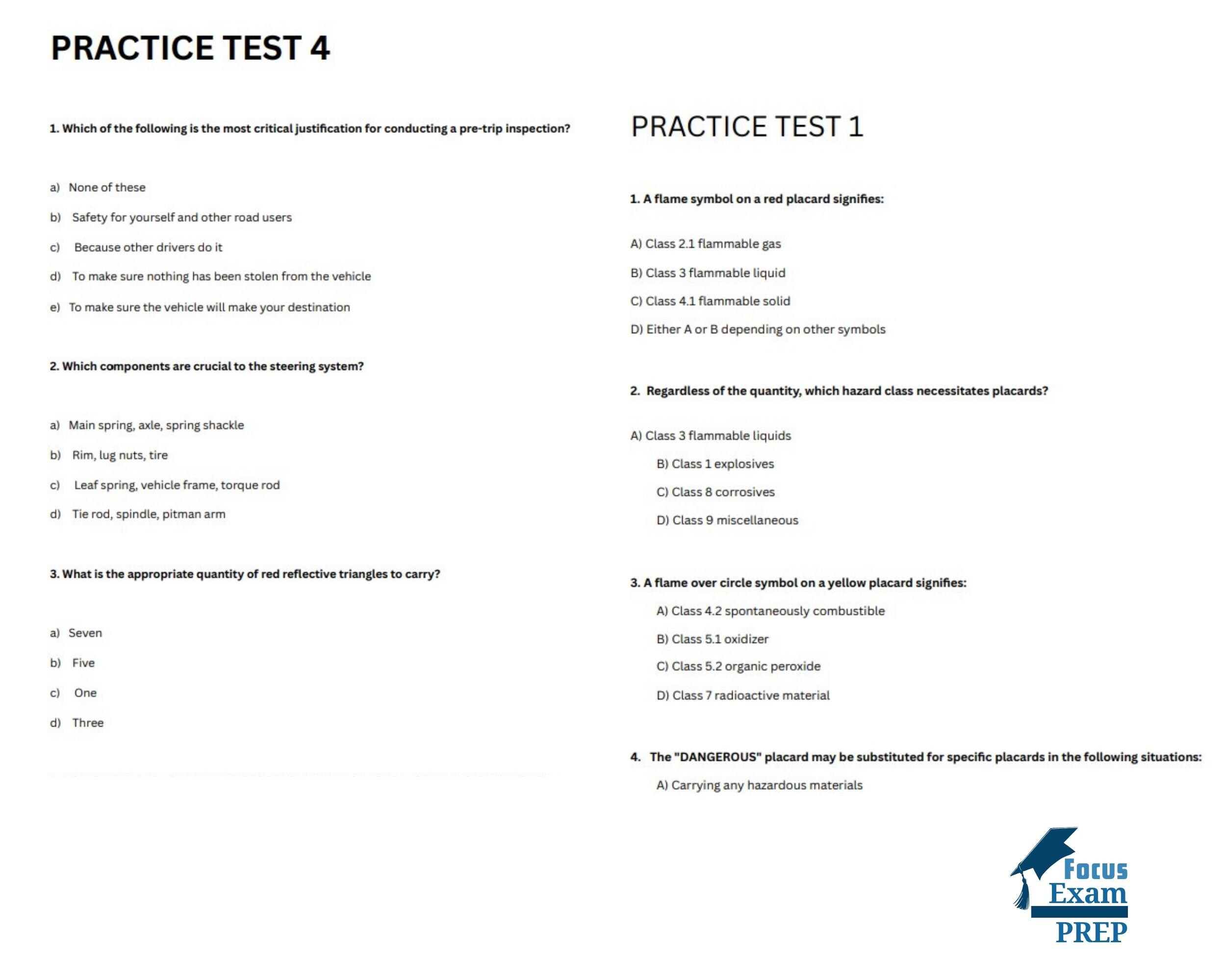 CDL Study Guide 2026-2027 - Commercial Driver's License Exam With ...