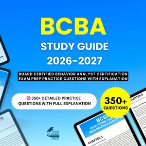 BCBA-studiegids 2026-2027 - Board Certified Behaviour Analyst Certification Exam Prep oefenvragen met uitleg