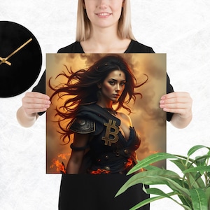 Bitcoin Art Poster – Museum-Quality Matte Print | Bitcoin Wall Decor