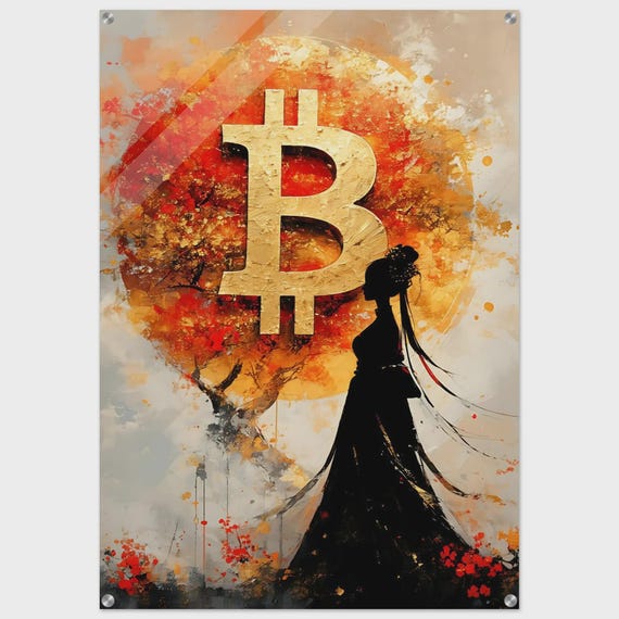 Tree of Life, Bitcoin Acrylic Wall Art