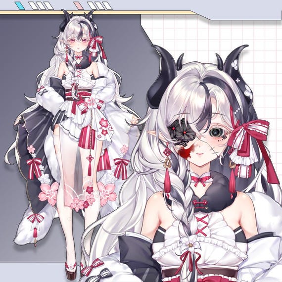 Premade VTuber Model: Ready to Use Live2D VTube Studio Design