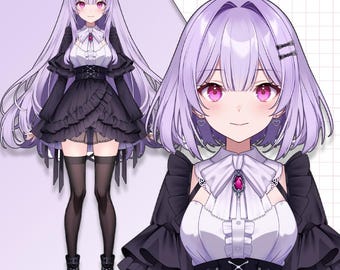 Vorgefertigtes VTuber Model: Gebrauchsfertig für Live2D VTube Studio Design