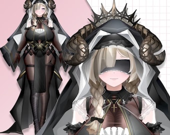 Vorgefertigtes VTuber Model: Gebrauchsfertig für Live2D VTube Studio Design