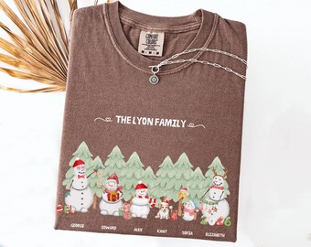 family christmas shirt, family christmas sweatshirt, Custom Family Christmas Shirt Comfort Colors Tshirt 1717- Sweatshirt 1566