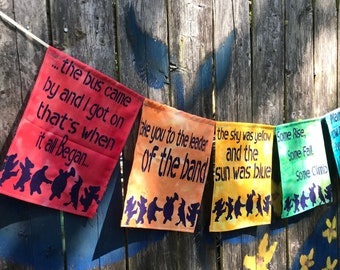 7 Grateful Dead Flags. Grateful Dead Prayer Flags. Grateful Dead Banner.