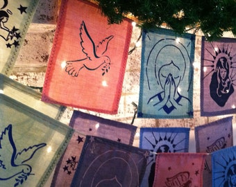 Banderas de oración de Adviento