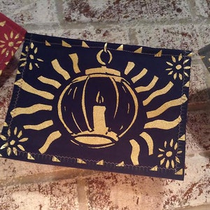 Winter Solstice Banner. 8 Lantern Banner. image 2