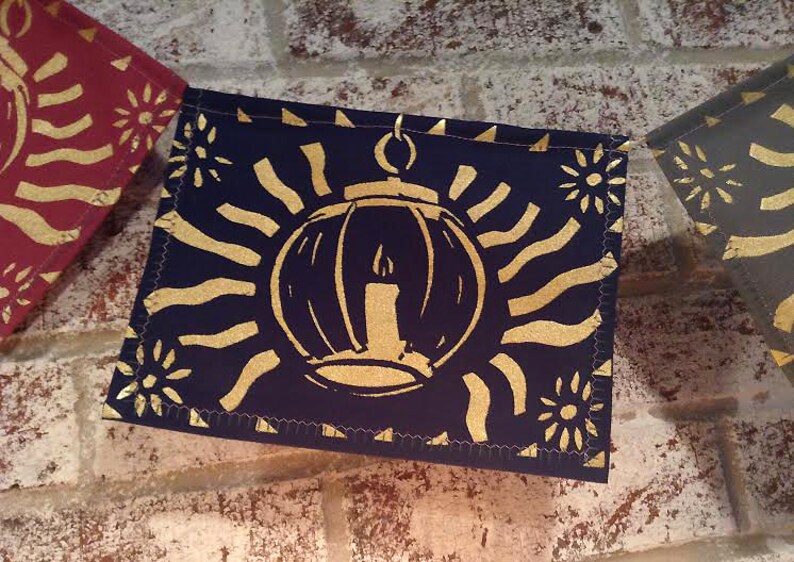 Winter Solstice Banner. 8 Lantern Banner. image 2