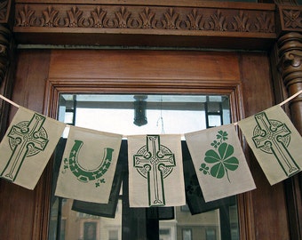 Bandera de la bandera de oración irlandesa