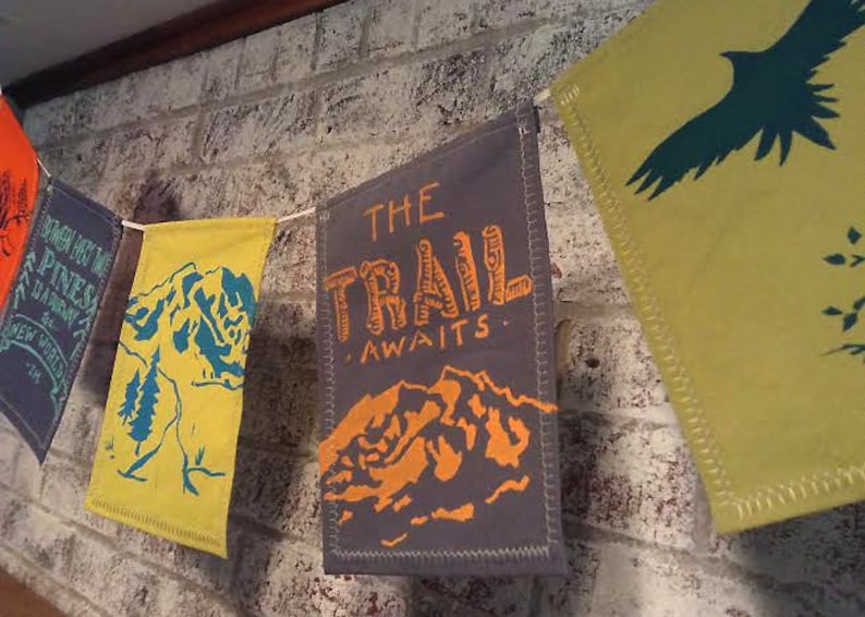 Hiker Prayer Flags. Backpacking Prayer Flags. Hiking Travel Gift. - Etsy
