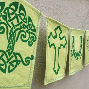 Keltischer Knoten irischen Banner