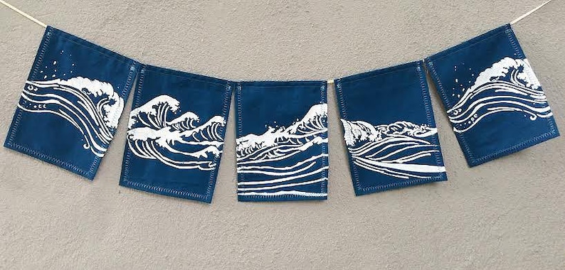 Ocean Prayer Flags. Go with the Flow. image 1