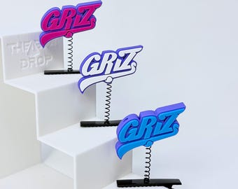 Griz Rave Sprouts | EDM accessory | Festival Gift | Pink Blue White