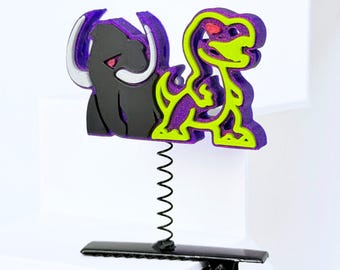 Lost Lands Wooli Festival Sprout | 3D Printed Rave Accessories | Purple White Black