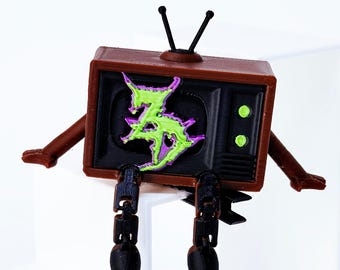 Zeds Dead TV Buddy Rave Hat Clip | 3D Printed EDM Accessory