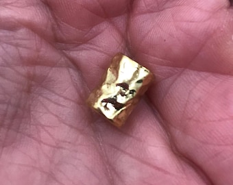B15vmCuenta barril de Oro Vermeil de 18kt