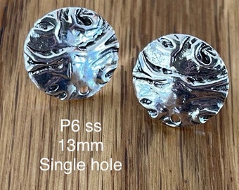 Poste redondo P6 SS Sterling de ~13 mm, un solo orificio