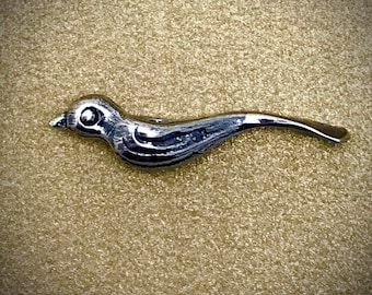 BIRD1ss Sterling Bird Heishe Bead