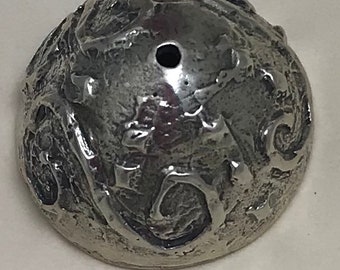 B138ss Extra XL Wide Sterling Cap para multifilamentos/borlas