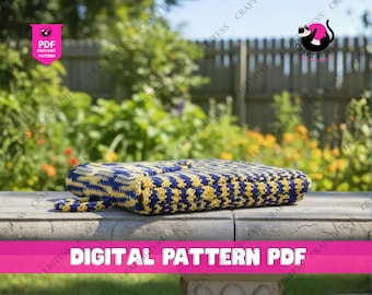 Crochet Chair Pad Pattern PDF, Ruffle Cushion Cover Crochet Pattern, Chair Seat Cover Pattern, Crochet Floor Cushion, DIY Home Decor