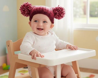 Patrón de gorro de crochet para bebé, patrón de gorro de crochet fácil para niños, patrón de gorro de crochet Baby Claire, gorro de invierno DIY