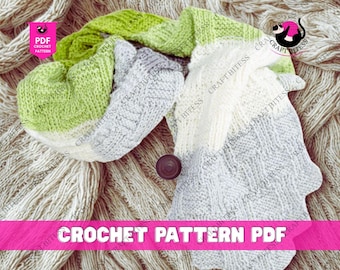 Herbst Blätter Schal Strickmuster Häkelmuster Schal mit Fransen Anfänger freundlich Strick Schal Muster für Frauen DIY Schal Design