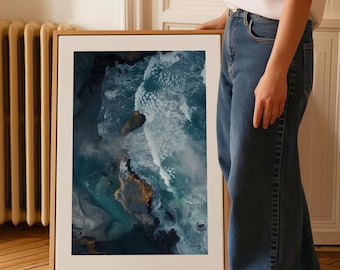 Coastal Ocean Canvas Print | Modern Framed Landscape Photography