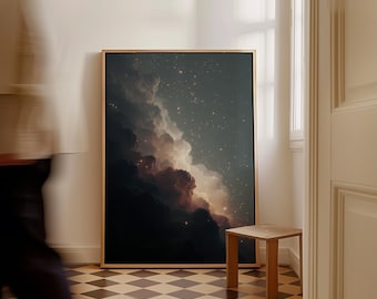 Canvasdruk wolken en lucht | Moderne landschapsmuurkunst, ingelijst
