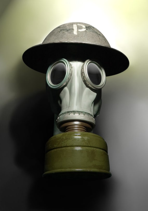 british documents ww1 gas mask