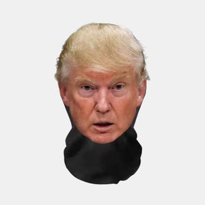 Printed Full Face Mask – Elastic Mesh Halloween Costume Mask, Breathable Party Face Cover for Cosplay, Festivals, or Outdoor Sports
