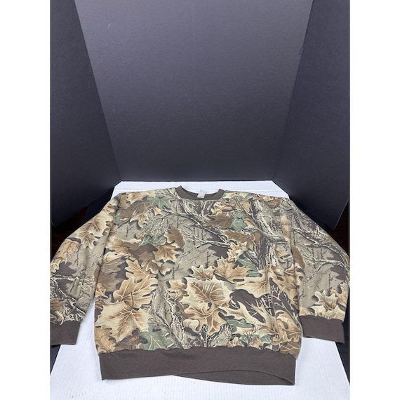 Vintage Ranger Realtree Camo Sweatshirt Mens XL Brown Hunting Outdoor Y2K 90s