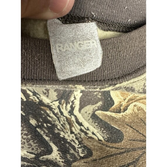 Vintage Ranger Realtree Camo Sweatshirt Mens XL Brown Hunting Outdoor Y2K 90s View 6