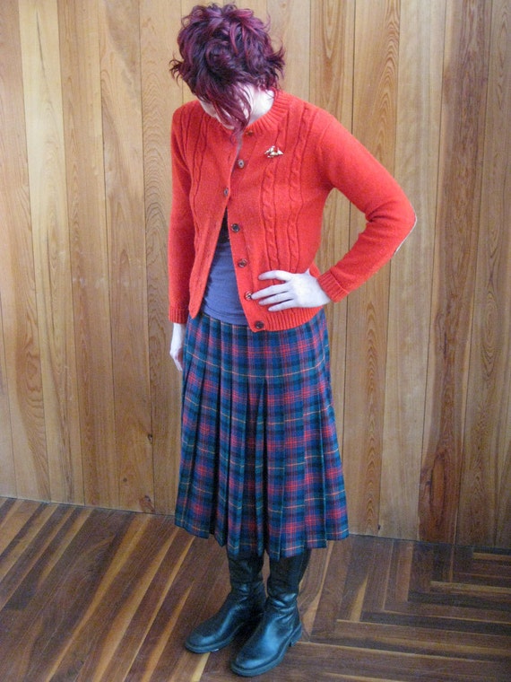 Pendleton Pleated Wool Skirt, small/medium - image 3