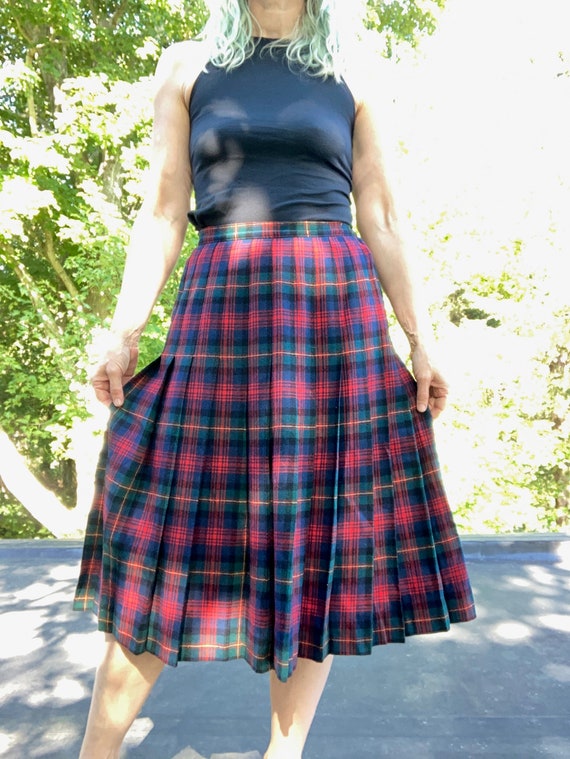 Pendleton Pleated Wool Skirt, small/medium - image 2