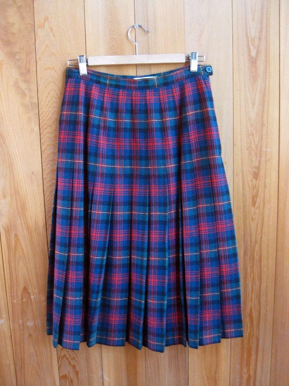 Pendleton Pleated Wool Skirt, small/medium - image 4