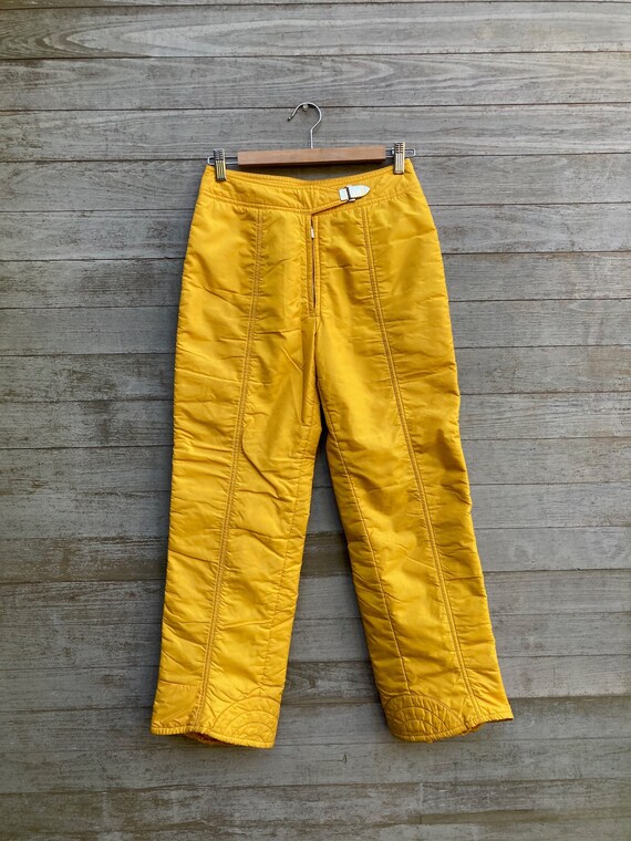 Vintage Canary Yellow Snow Pants HEAD Ski Pants XS S Etsy