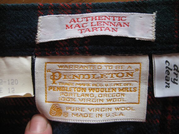 Pendleton Pleated Wool Skirt, small/medium - image 5