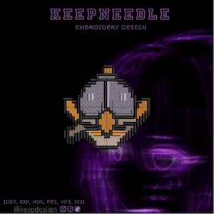 Tech Goblin Embroidery Design – 8x9 cm Digital File (DST, PES, JEF)