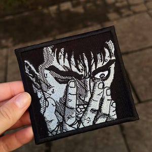 Black and White Manga Panel Embroidered Patch – Berserk
