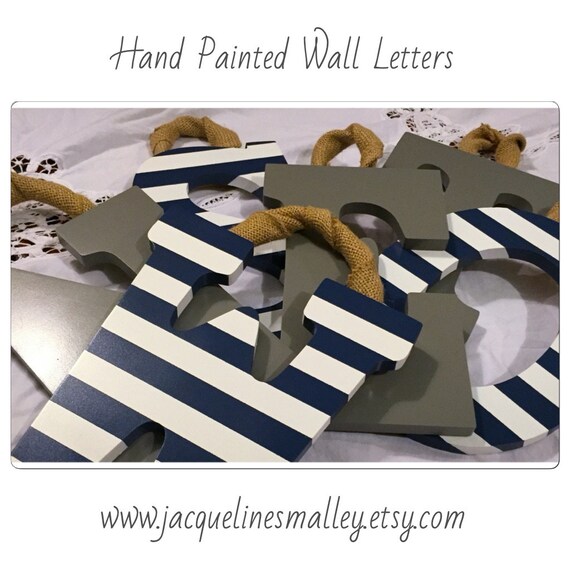 painted wall letters