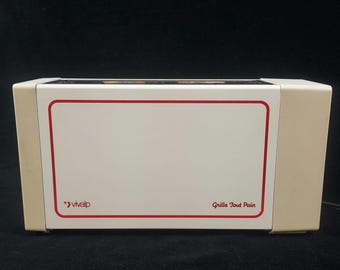 Vintage Vivalp Long Slot Toaster – French Grille Pain – Baguette Toaster – Retro Kitchen