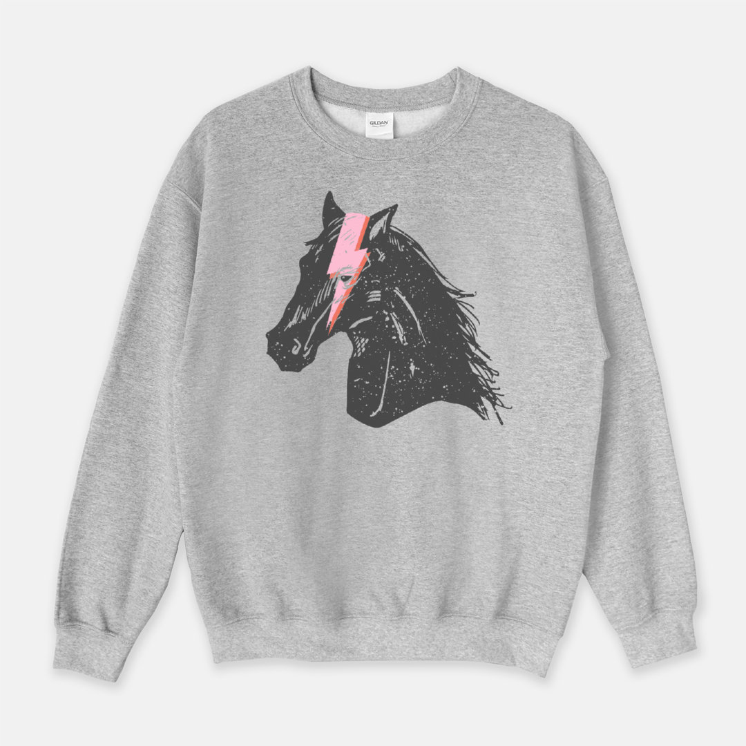 My Horse is a Rockstar Equestrian Sweatshirt - Etsy