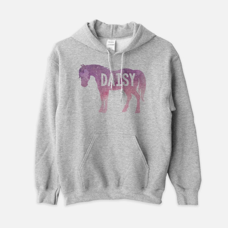 Custom Galaxy Pony Name Equestrian Hoodie Sweatshirt