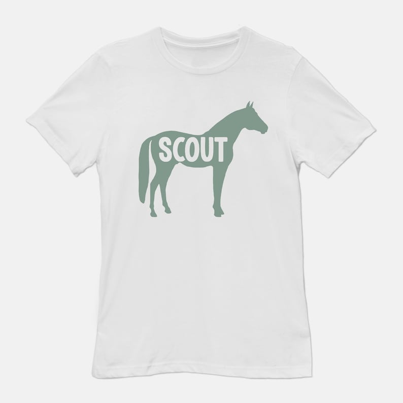 Custom Horse Name Personalized White Tshirt Tee Etsy
