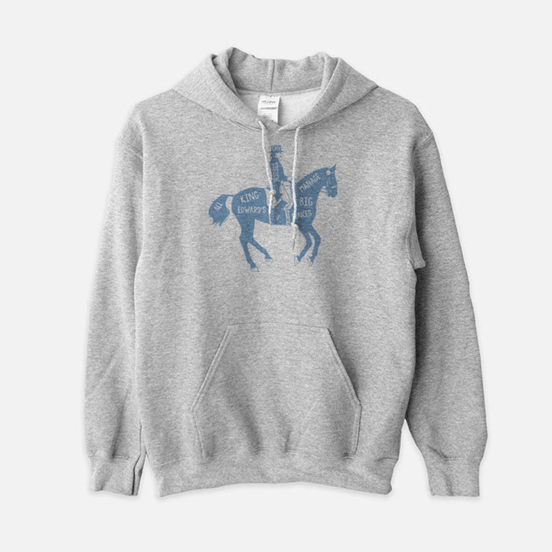 Dressage All King Edward/'s Horses Equestrian Hoodie Sweatshirt