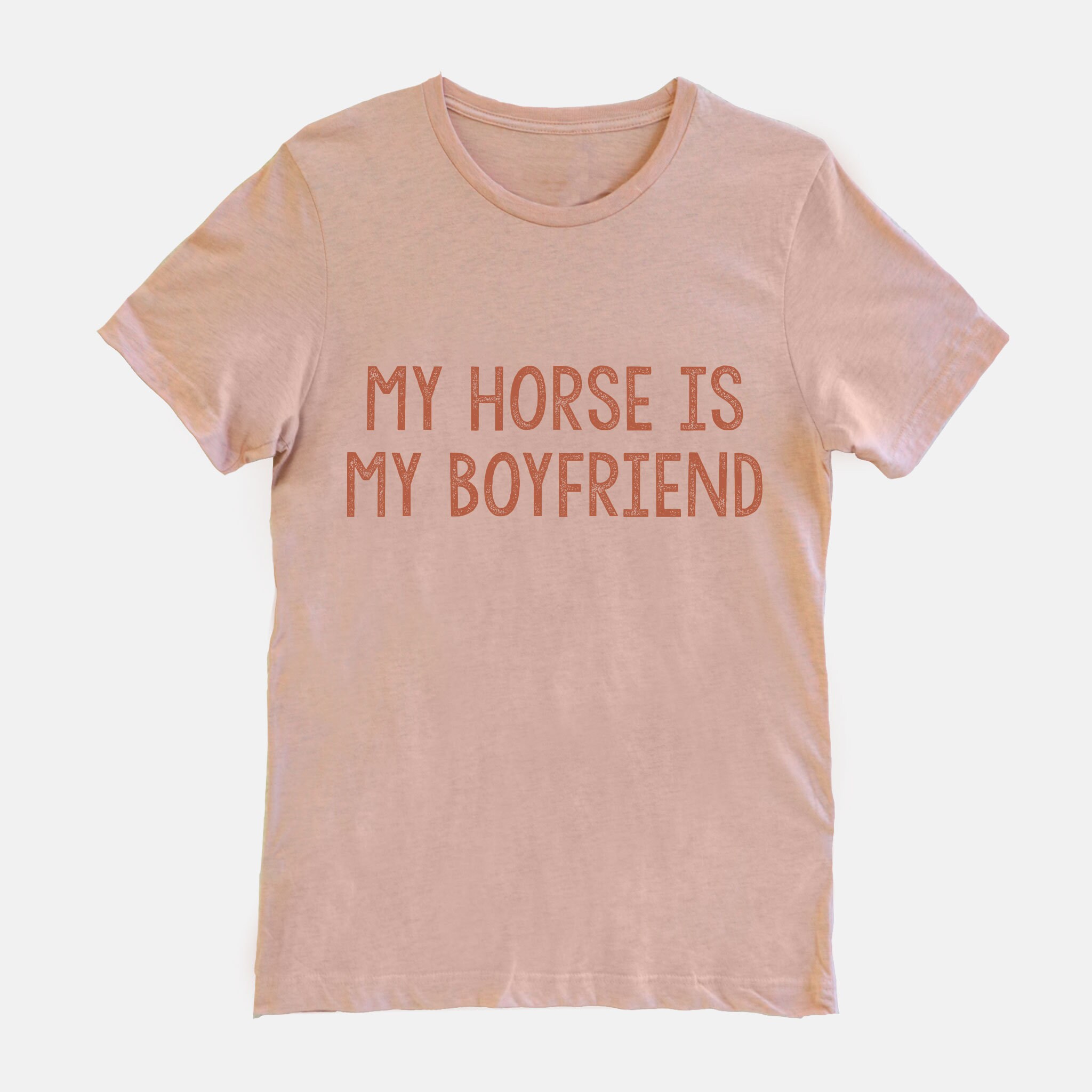 My Horse is my Boyfriend Equestrian Tshirt Tee Etsy