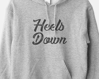 Heels Down Horse Equestrian Hoodie Sweatshirt