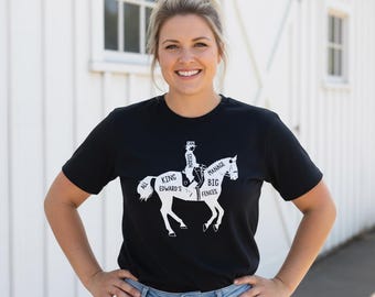 Dressage All King Edward's Horses T-shirt Tee