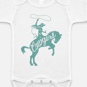 Baby Cowgirl Pony Horse Onesie
